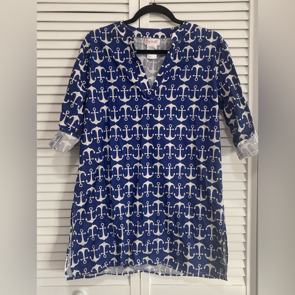 Caftan Top it Off women’s beach clothes pull over Size Small
